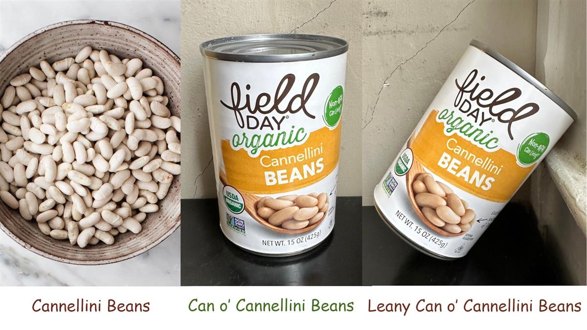 Cannellini Beans, Can o’ Cannellini Beans, Leany Can o’ Cannellini Beans
